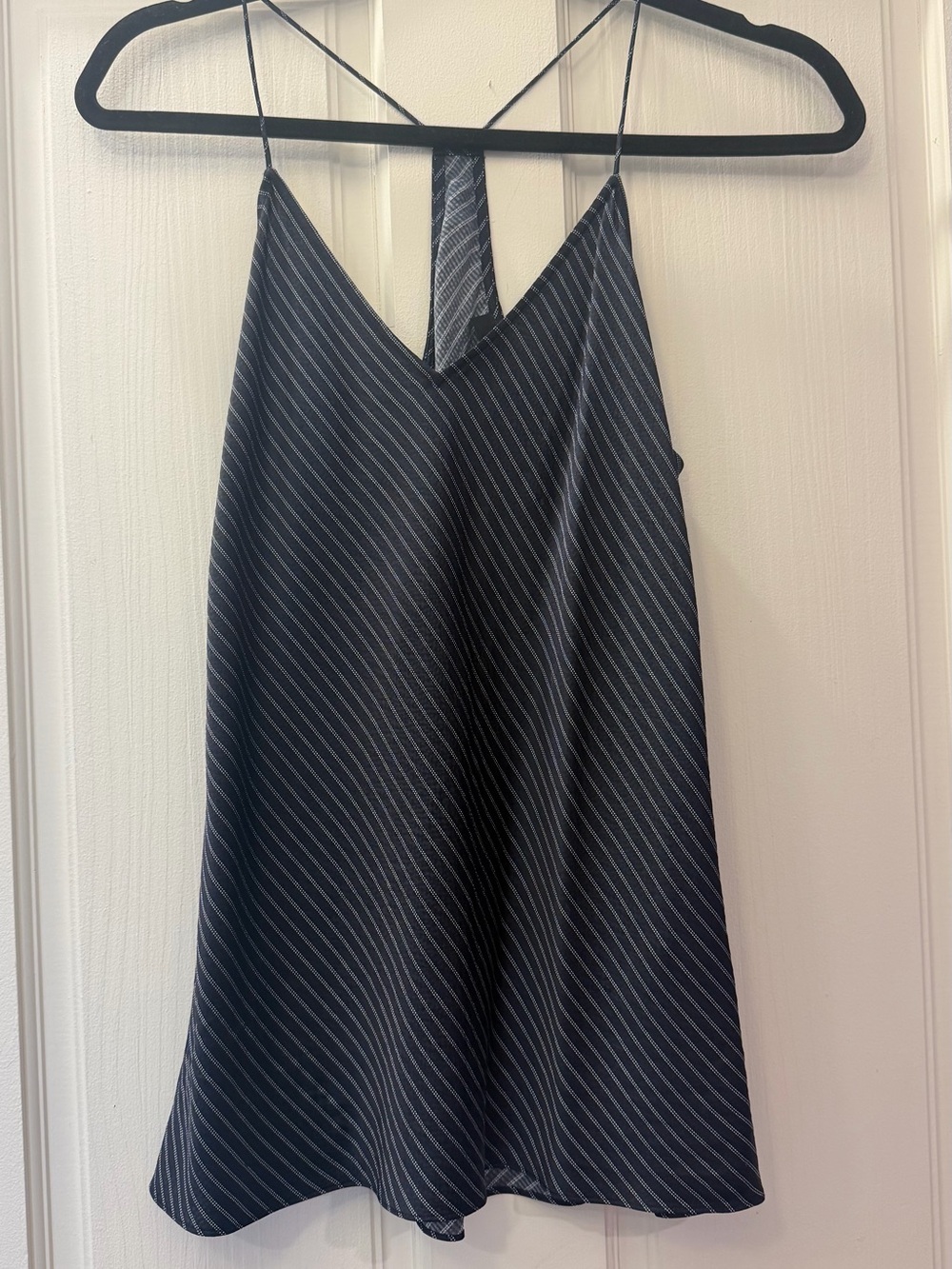 Striped Navy Spaghetti Strap top